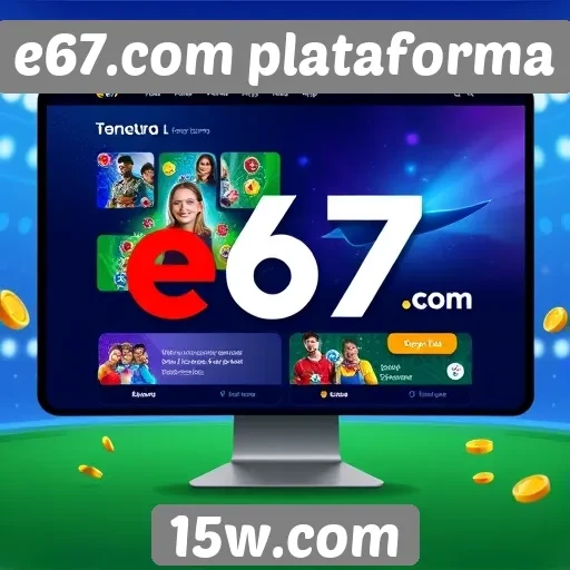 Plataforma e67.com se destaca por sua interface amigável