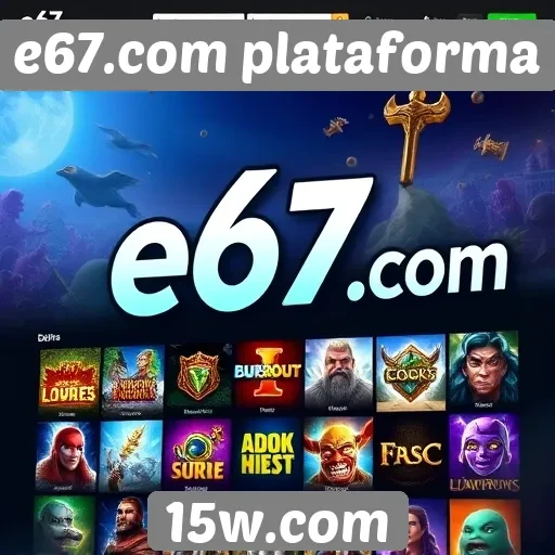 e67.com oferece vasta gama de jogos online